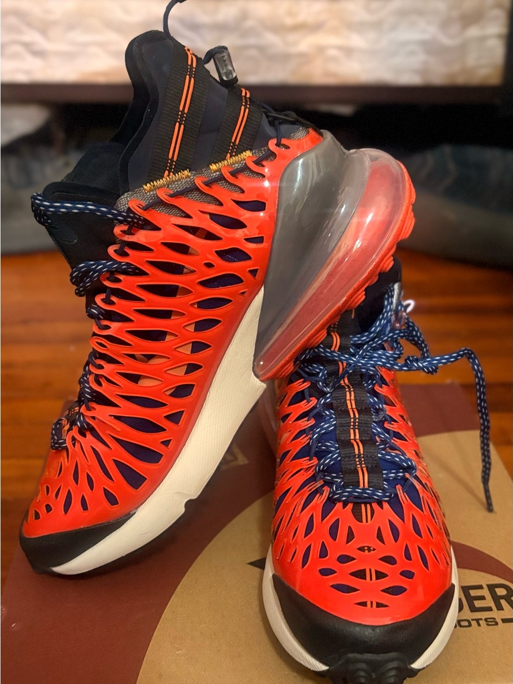 ★ Nike Air Max 270 ISPA — Blue Void / Terra Orange ★ ✔︎ NWOT